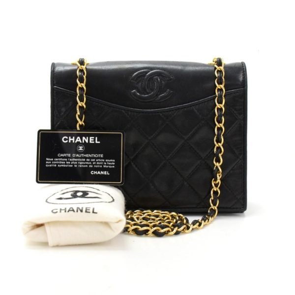 Mini Quilted Lambskin Leather Shoulder Bag - Image 2