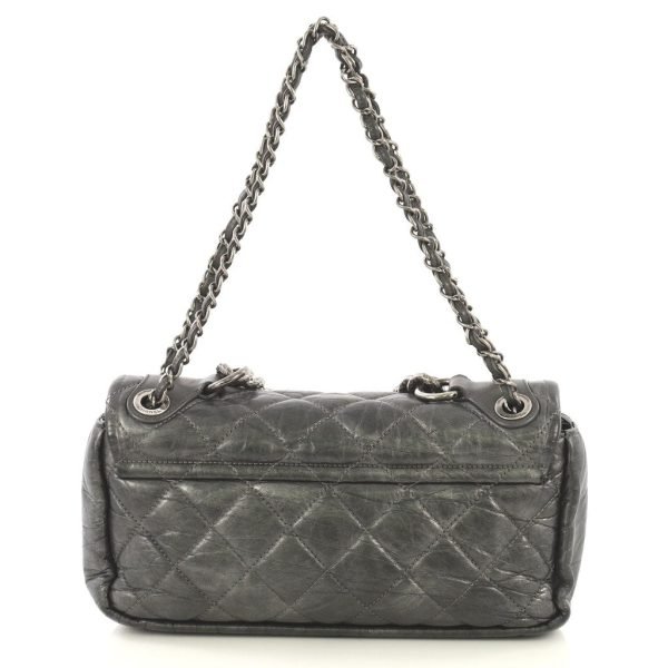 Pondichery Flap Small Aged Calf Leather Bag - Image 5