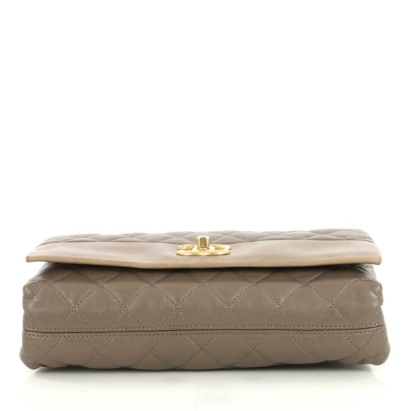 Soft Elegance Flap Medium Calf Leather Bag - Image 9