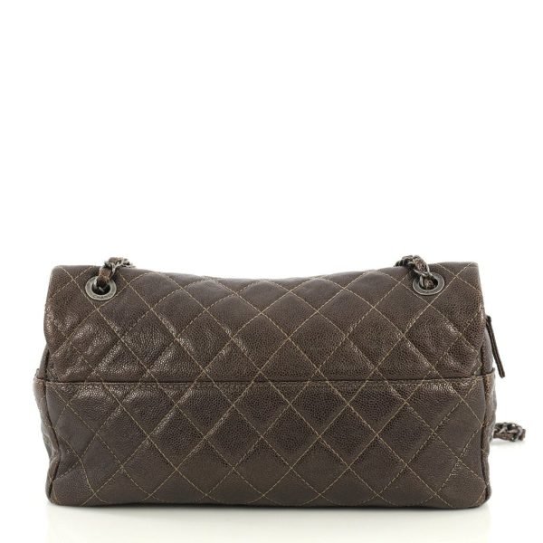 Easy Flap Jumbo Caviar Leather Bag - Image 3