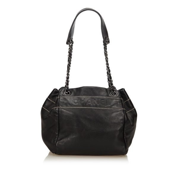 Lambskin Leather Shoulder Bag - Image 2