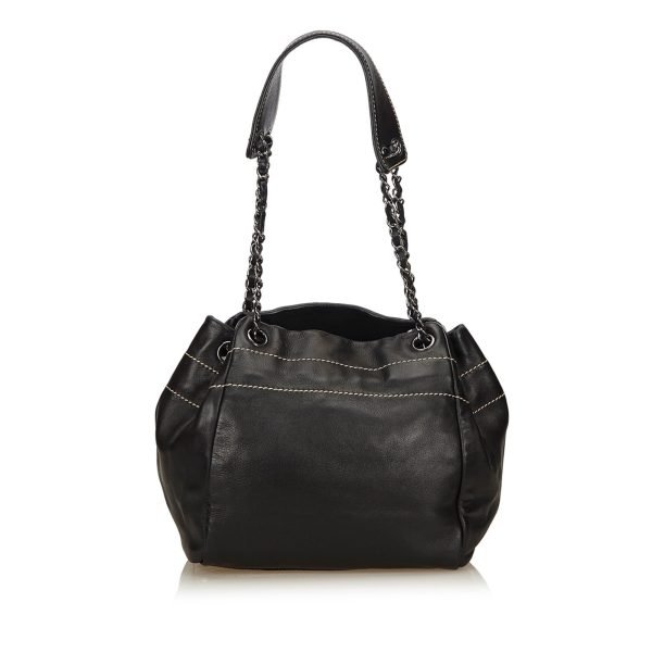 Lambskin Leather Shoulder Bag - Image 4