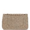 Pre-owned Chanel Medium Classic Double Flap Beige Tweed Gold Hardware - Image 4