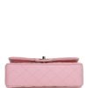 Chanel Small Classic Double Flap Bag Pink Caviar Light Gold Hardware - Image 6