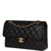 Chanel Small Classic Double Flap Black Caviar Gold Hardware - Image 5