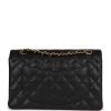 Chanel Small Classic Double Flap Black Caviar Gold Hardware - Image 4