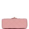 Vintage Chanel Mini Square Flap Light Pink Lambskin Gold Hardware - Image 6