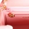 Vintage Chanel Mini Square Flap Light Pink Lambskin Gold Hardware - Image 10