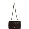 Vintage Chanel Medium Diana Flap Bag Brown Caviar Gold Hardware - Image 7