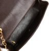 Vintage Chanel Medium Diana Flap Bag Brown Caviar Gold Hardware - Image 8