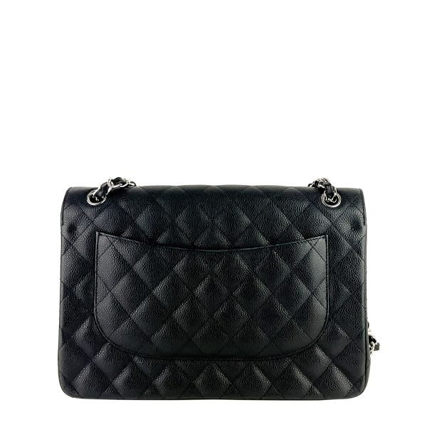 Double Flap Quilted Caviar Leather Bag - Image 2