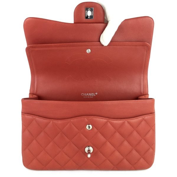 Double Flap Quilted Caviar Leather Bag - Image 3