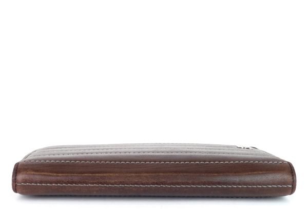 Long Bifold Lambskin Leather Wallet - Image 4