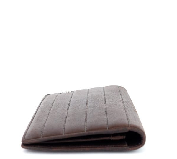 Long Bifold Lambskin Leather Wallet - Image 5