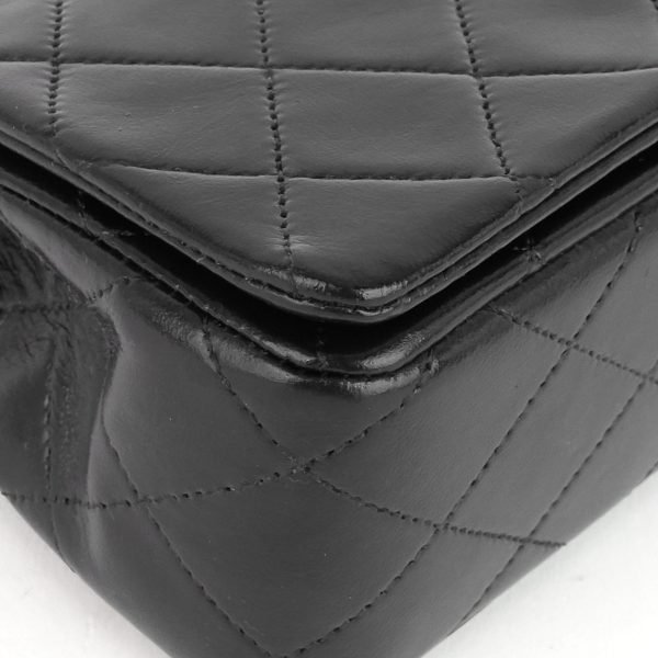 Lambskin Leather Small Single Flap Bag - Image 8