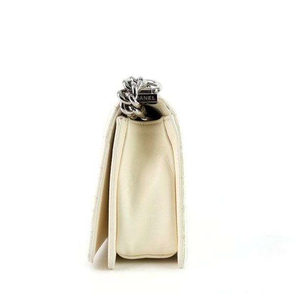Stingray Old Medium Leather Boy Flap Bag - Image 4
