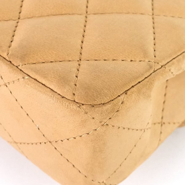 East West Quilted Lambskin Flap Bag - Image 8
