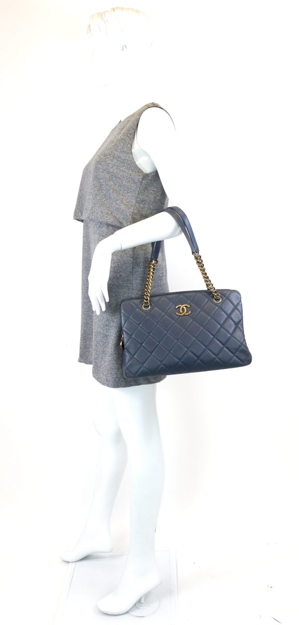 CC Crown Medium Calfskin Tote Bag - Image 14