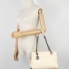 Chic Small Matelassé Caviar Leather Tote Bag - Image 15