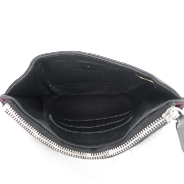 Classic Zip Lambskin Leather Pouch - Image 7