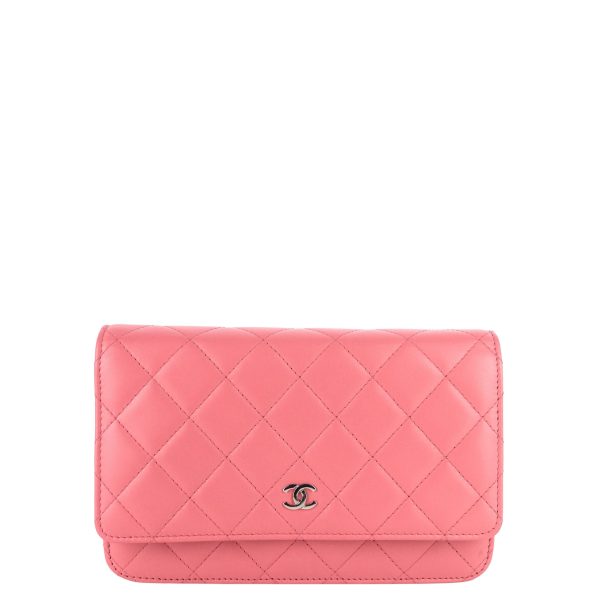 Classic Lambskin Leather Wallet on Chain Bag - Image 2