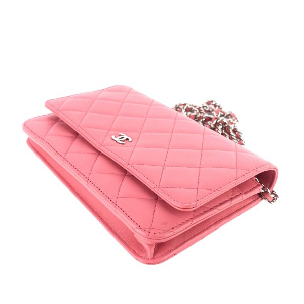 Classic Lambskin Leather Wallet on Chain Bag - Image 7