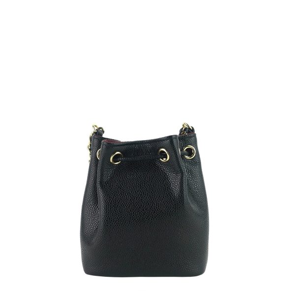Mini CC Bucket Pocket Caviar Leather Bag - Image 3