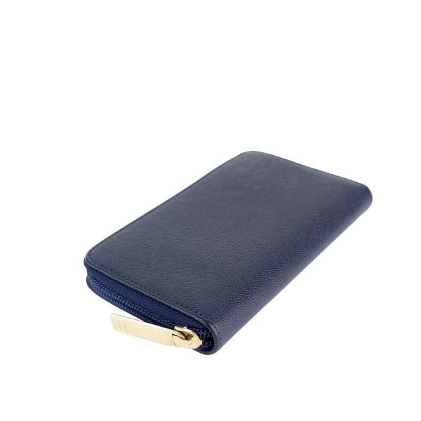 CC Timeless Zip Around Caviar Leather Wallet - Image 6