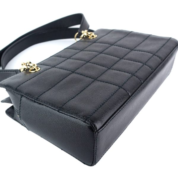 Chocolate Bar Caviar Leather Shoulder Bag 15 Chocolate Bar Caviar Leather Shoulder Bag - Image 8