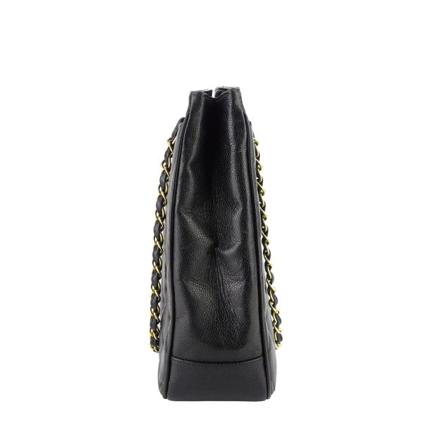 CC Turnlock Caviar Leather Bag - Image 3