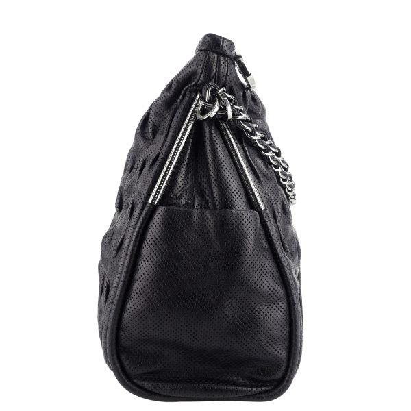 Perforated Ultimate Soft Leather Hobo Bag - Image 4