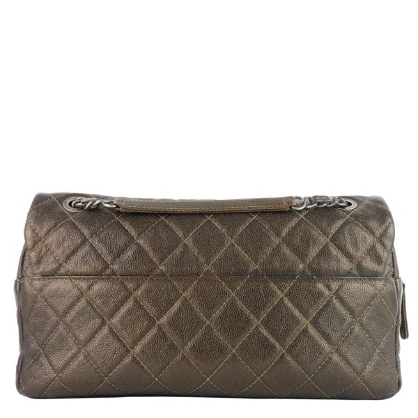 Easy Flap Jumbo Caviar Leather Shoulder Bag 3 Easy Flap Jumbo Caviar Leather Shoulder Bag - Image 2