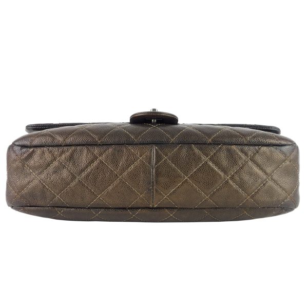 Easy Flap Jumbo Caviar Leather Shoulder Bag 9 Easy Flap Jumbo Caviar Leather Shoulder Bag - Image 5