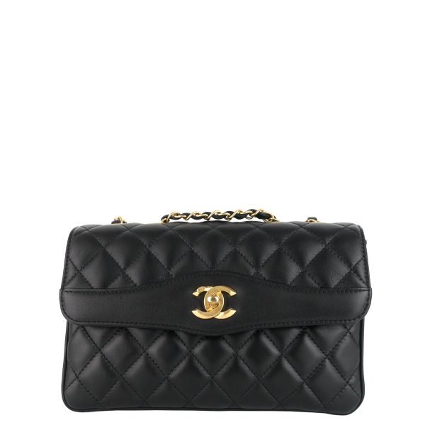 Coco Vintage Quilted Lambskin Leather Flap Bag - Image 2