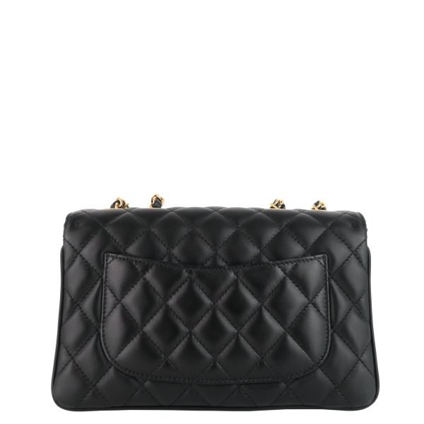 Coco Vintage Quilted Lambskin Leather Flap Bag - Image 3