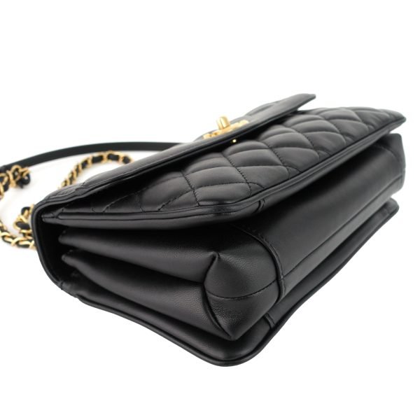 Coco Vintage Quilted Lambskin Leather Flap Bag - Image 5