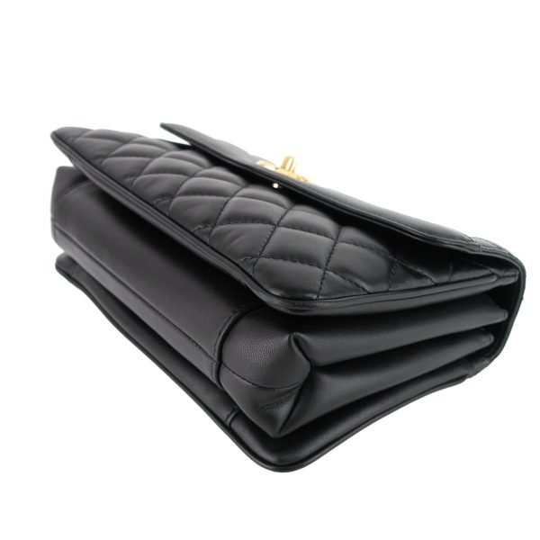 Coco Vintage Quilted Lambskin Leather Flap Bag - Image 4