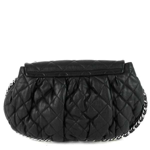 Chain Around Large Lambskin Leather Messenger Bag - Image 2