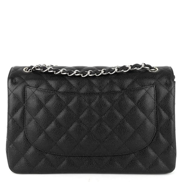 Double Flap Quilted Caviar Leather Bag - Image 2