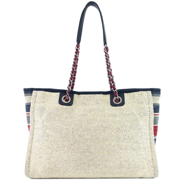 Deauville Small Canvas Shopping Tote Bag - Image 2
