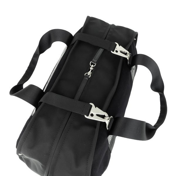 Nylon and Felt Sports Line Duffle Bag - Image 5