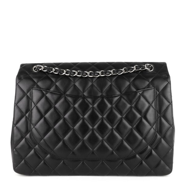 Maxi Single Flap Lambskin Bag - Image 3