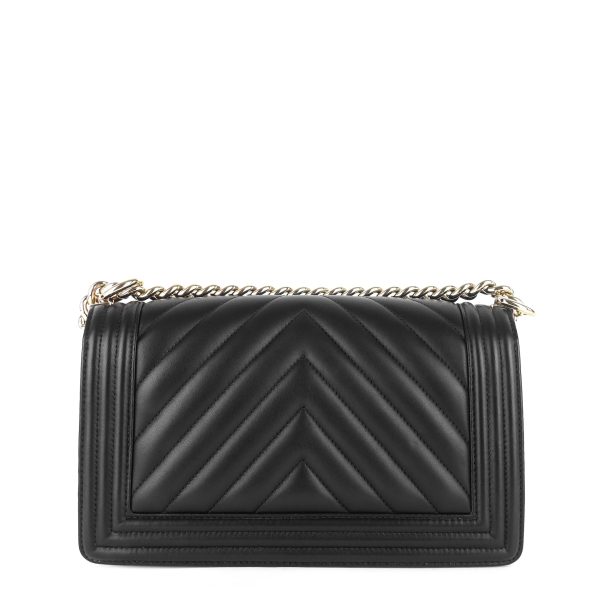 Boy Medium Chevron Quilted Calfskin Leather Bag - Image 3