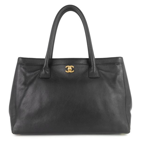 Executive Cerf XL Caviar Leather Tote Bag - Image 2