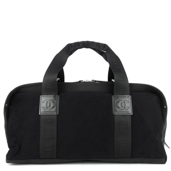 Nylon and Felt Sports Line Duffle Bag - Image 2