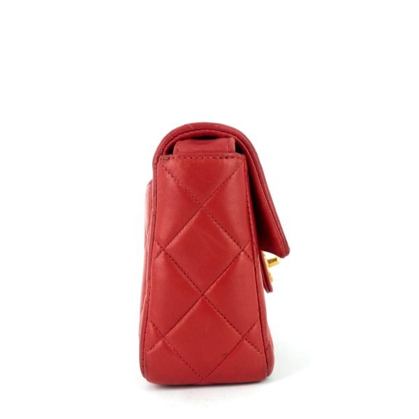 Classic Square Lambskin Leather Flap Bag - Image 3