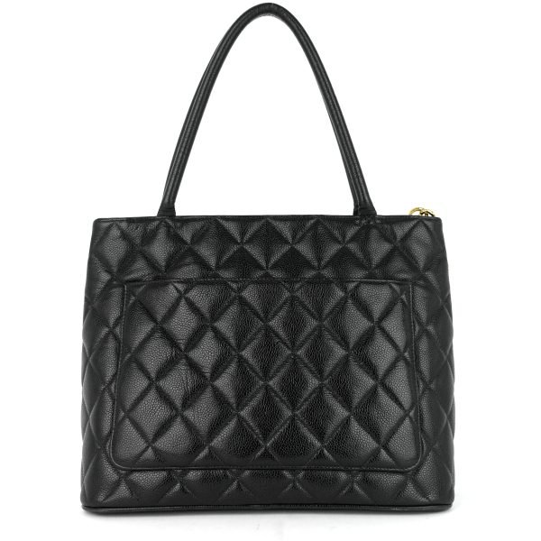 Medallion Caviar Leather Tote Bag - Image 2