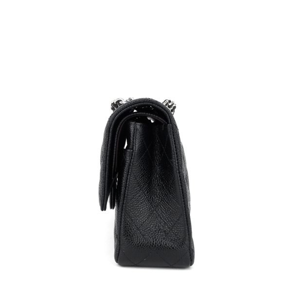 Double Flap Quilted Caviar Leather Bag - Image 3