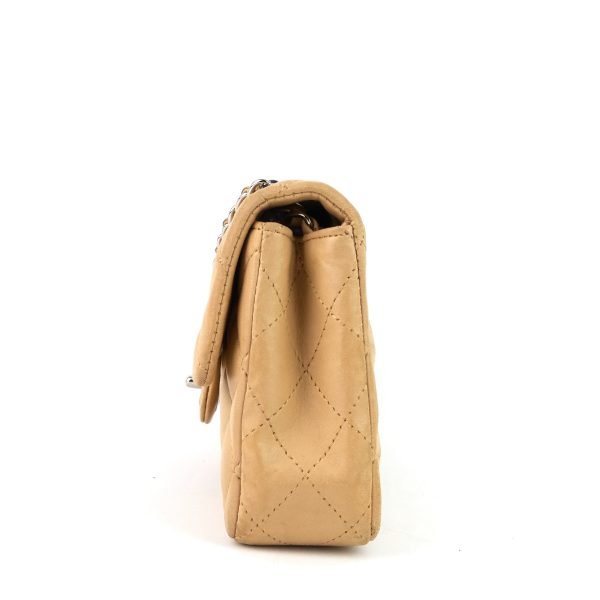 East West Quilted Lambskin Flap Bag - Image 4