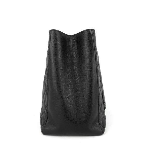 Grand Shopping Tote Caviar Leather Bag - Image 4